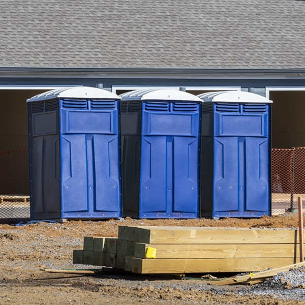 how can i report damages or issues with the porta potties during my rental period in Midlothian Virginia